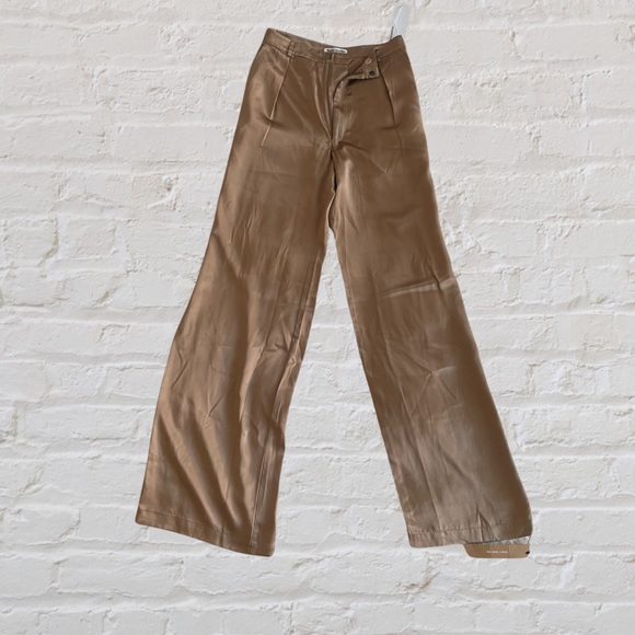 Reformation Willa Silk Pant - Sz 0 - NWT - Picture 2 of 3